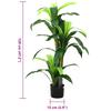 Artificial Dragon Tree 36 Leaves 120 cm Green