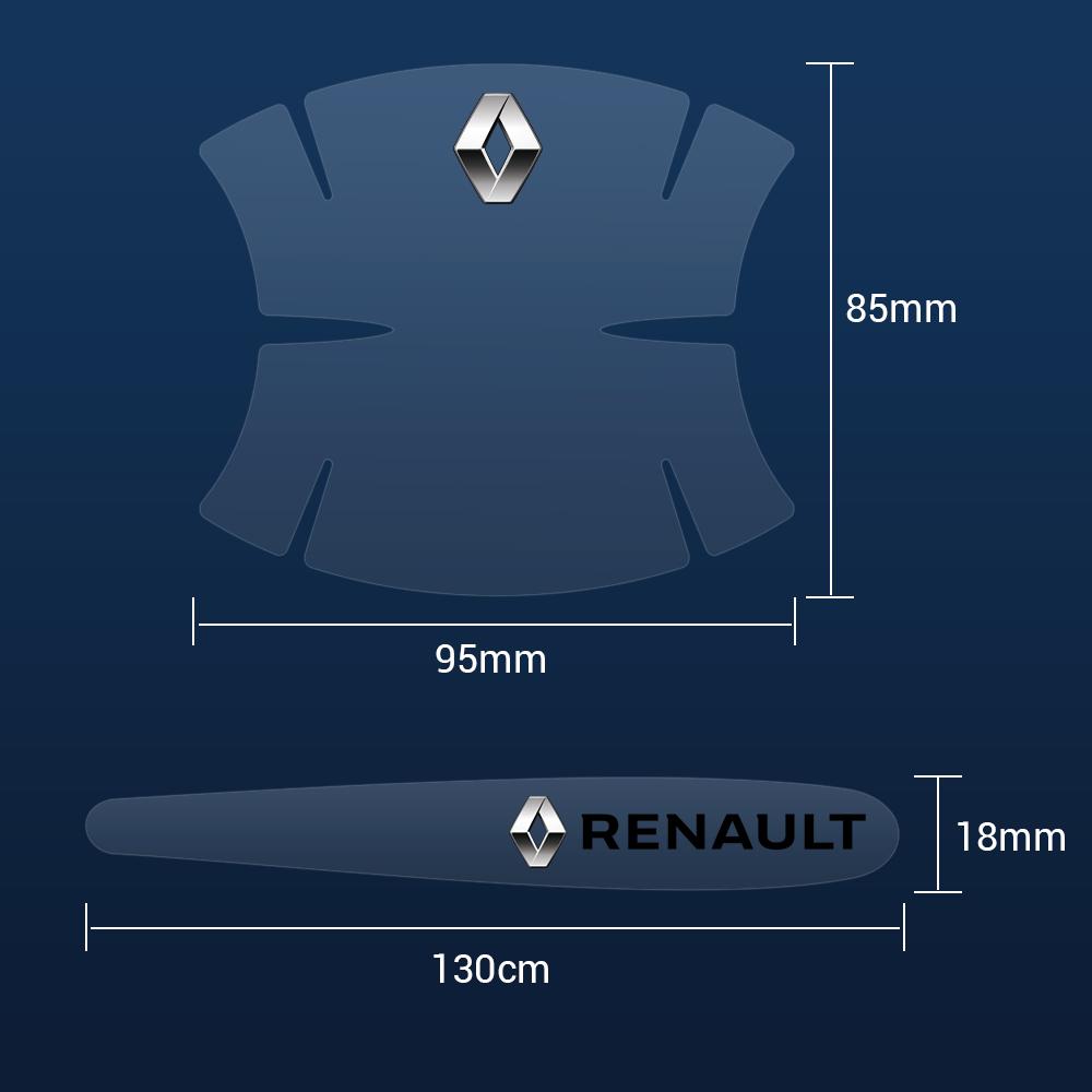 4/8pcs Car Door Handle Anti-scratch Protective Film Stickers for Renault Clio Fluence Koleos Scenic Arkana Megane Kadjar Duster YY7