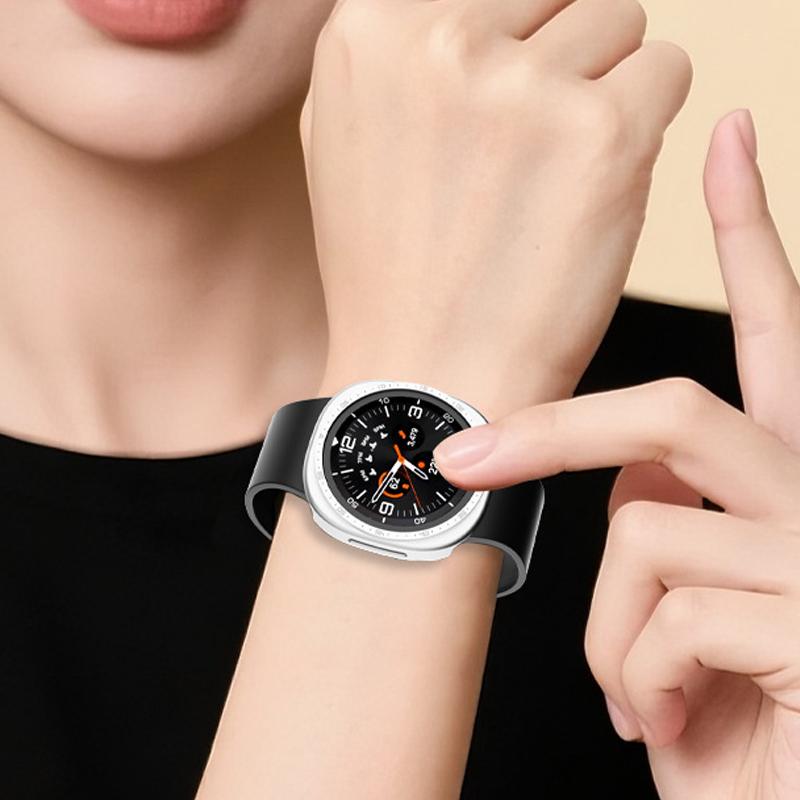 Полый чехол-накладка для Samsung Galaxy Watch 8 44 мм Аксессуары ПК Чехол-бампер для Samsung Watch8 40 мм Безель-кольцо Чехол
