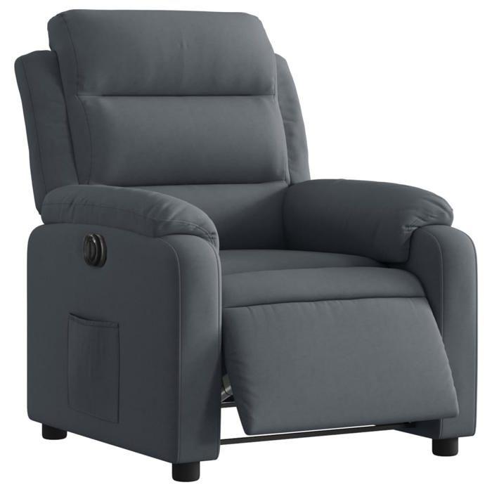 VidaXL Fauteuil Inclinable Électrique, Chaise de Relaxation avec Dossier, Siège avec Accoudoirs, Fauteuil TV de Salon, 3205071