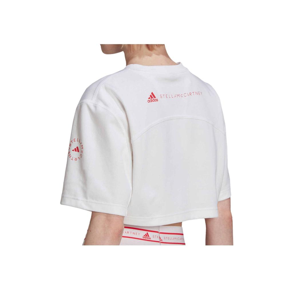 Adidas SMC свободная дышащая спортивная футболка с коротким рукавом женская белая GT9455