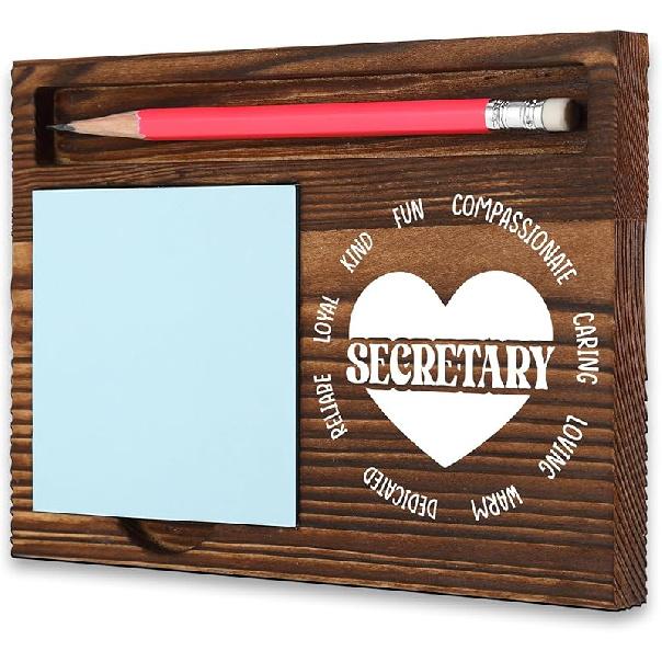 Assistant Principal Thank You Gift, Rustic Wooden Pencil Note Holder, School Admin Appreciation Decor, Promotion Leaving Birthday Farewell Retirement