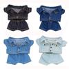 Casual Wears Doll Jacket Pants Clothes Suit Doll Coat Tops Fashion Cotton Doll Jeans  Kids Toys