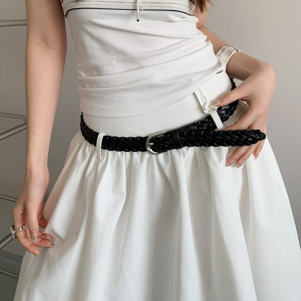 Korean Style Skirt Belt Versatile Literary Belt Casual Jeans Belt for Women