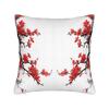 Pillow Cover Pink Cherry Blossom Watercolor Morden Pillow Case For Office Car Home Decor Pillowcases
