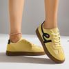 Женские теннисные кроссовки, балетки, женская модная обувь на шнуровке, вулканизированная обувь, осенние уличные кроссовки, студенческие кеды для скейтборда, обувь
