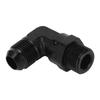10AN To 10ORB Male Fitting Aluminum Alloy Black Anodizing 90 Degree for Fuel Lines Pumps Filters
