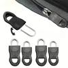 5pcs Replacement Zipper Head Tool-free Removable Zipper Puller for Luggage Schoolbag End Fit Rope Tag Clothing Zip Fixer