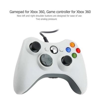 Белый — игровой контроллер с USB-кабелем Xbox 360 C02128