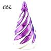 Stocking Stuffers for Teens Mini Christmas Tree Fidget Toy, Spiral Cone Toy Stress Fun Fingertip Toys Kids Relief, Contrast Color Plastic Sensory