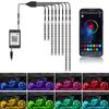 APP Sound Control Waterproof LED Car Motorcycle Decorative Ambient Lamp RGB Moto Atmosphere Light 5050 Chip Light Beads