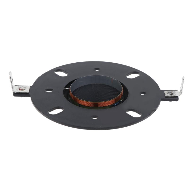 25.5mm Voice Coil Black Horn Tweeter Silk Diaphragm Film Treble Round Frame 5.4ohm 25.5mm Core Speaker Repairs Parts