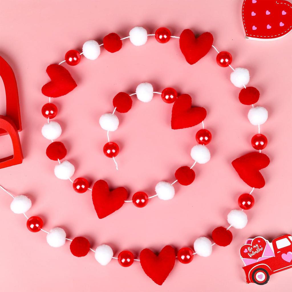 Heart-shaped Banner, Home Décor Bedroom, Fireplace Party Table | Home Bedroom Fireplace Party Table Fashion