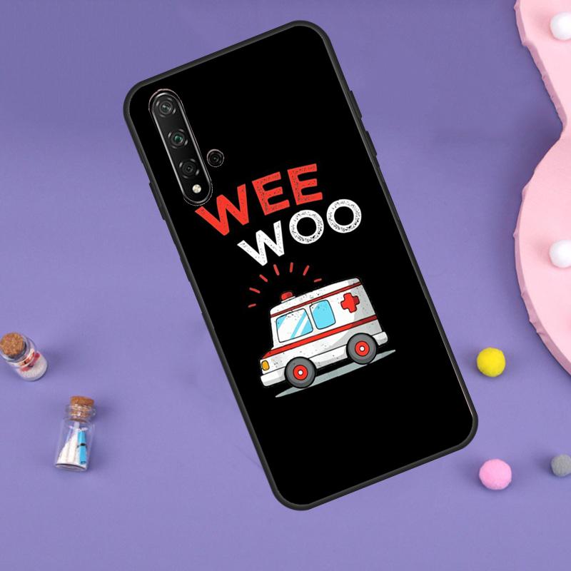 Ambulance EMS EMT Paramedic Case For Huawei Nova 10 9 SE 11 Pro 11i 8i 7i 3i Y60 Y61 Y70 Y90 Y91 P20 P40 P30 Lite Cover