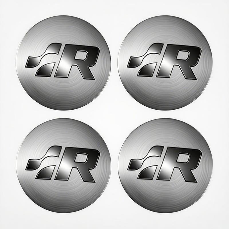 VW Car Accessories Wheel Center Cover Stickers Hub Cap Sticker Tire Valve For VW GTI Polo Passat Golf Tiguan Jetta T-ROC BeetleZF3