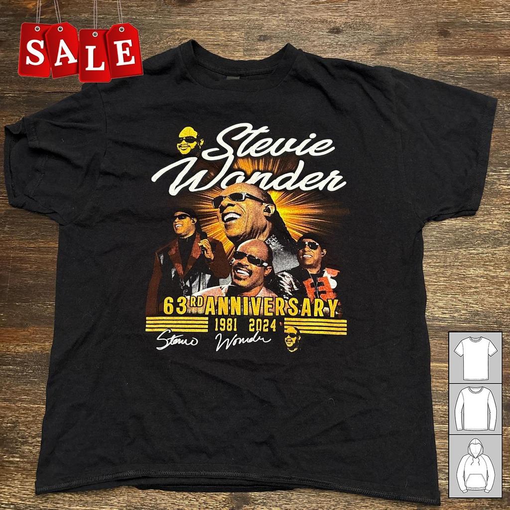 New Stevie Wonder 2024 Gift For Fan Unisex S-5XL Shirt AL370