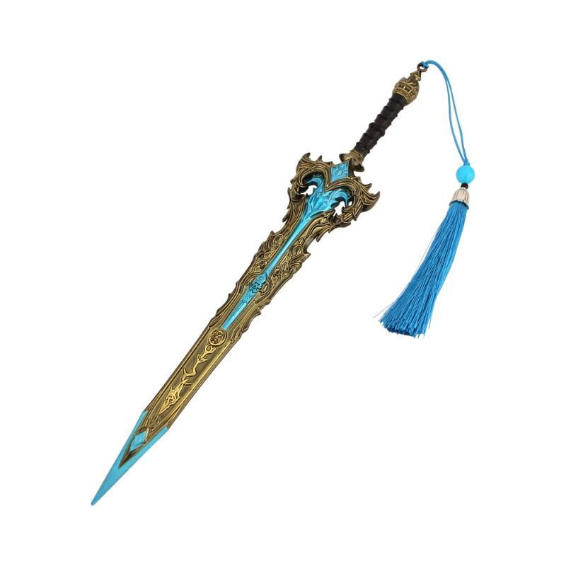 30cm/11.8in The Investiture Of The Gods Sword Weapon Metal Model Anime Cosplay Peripherals Collectible Desk Display Outdoor Toys