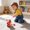 Wooden Pull Toy Frog Family For Toddlers Kids Baby Boys Girls Learning Active Play