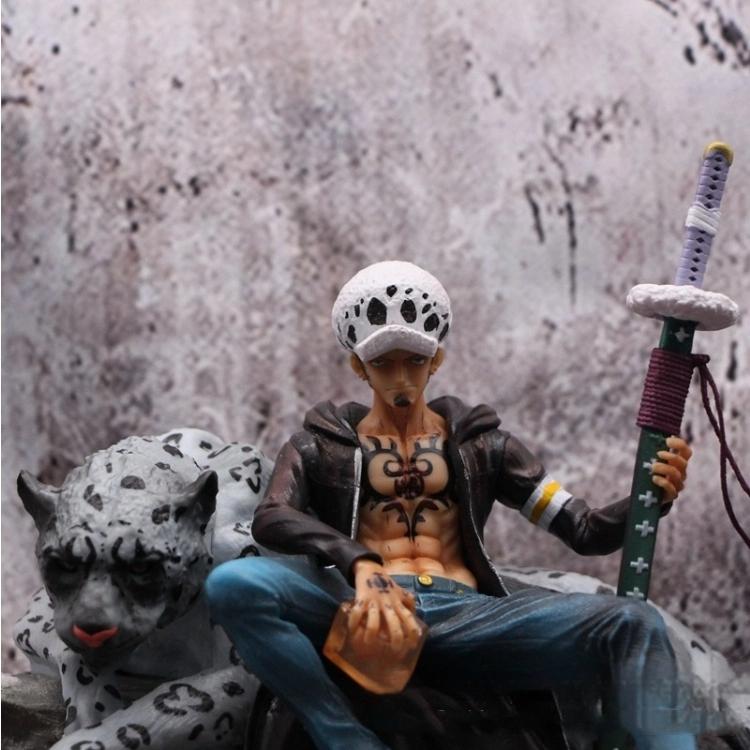 One Piece GK ПВХ Трафальгар Ло Аниме Фигурка Модель Игрушка Изысканное Настольное Украшение Коллекционная Модель Сюрприз для Мальчика Подарок на Фестиваль