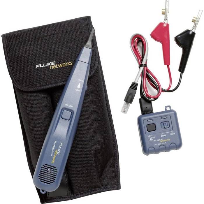 Testeur de câble réseau - FLUKE PRO3000 - 9V - Température -20 à 60 °C - RJ-11