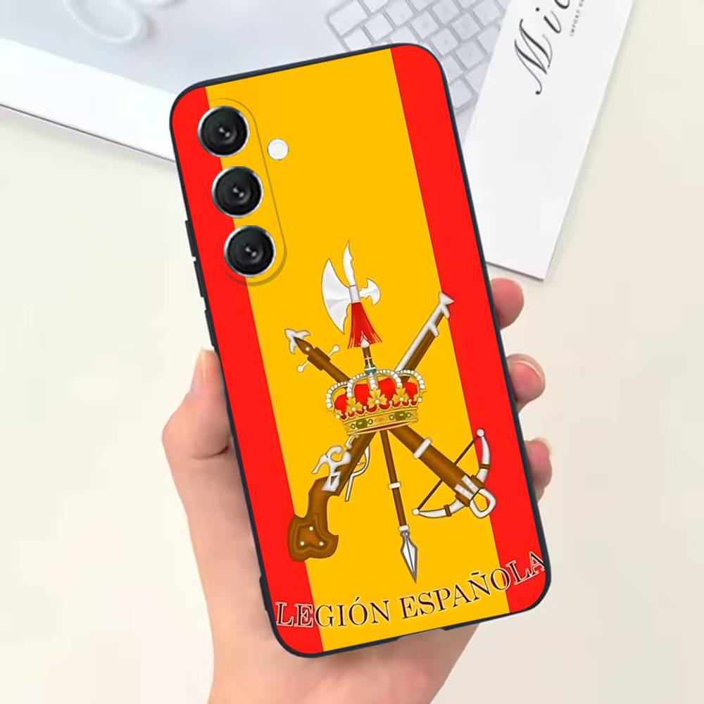 Чехол для телефона Легион Испании для Samsung Galaxy A13, A21s, A22, A31, A32, A52, A53, A71, A80, Мягкий черный корпус