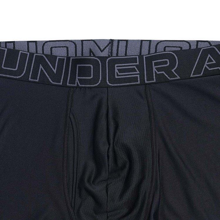 Under Armour Ua Performance Tech™ 3" Боксеры-джоки с принтом букв Средняя посадка 3 шт. Мужское нижнее белье Черный 1383882-001