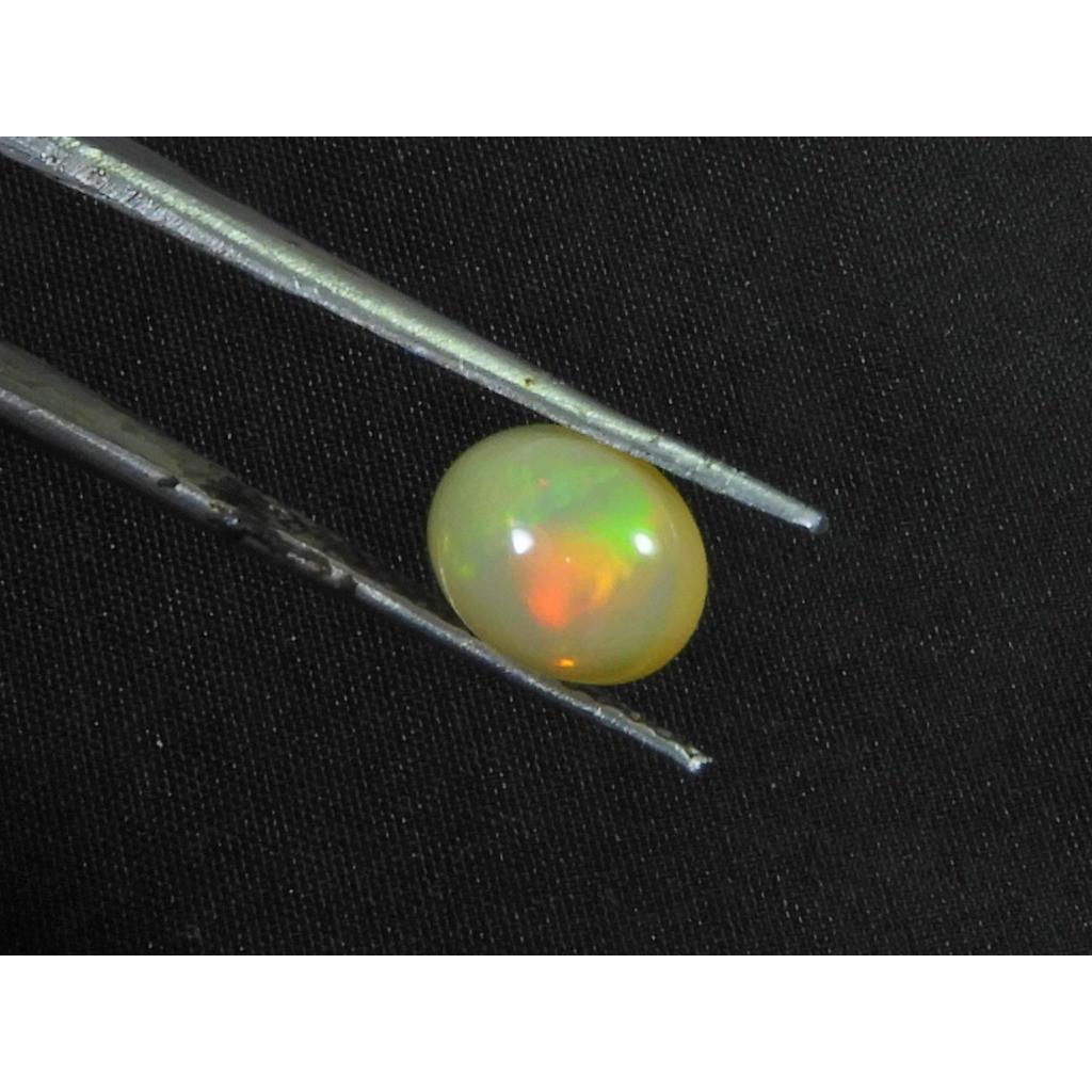 6X8X3MM натуральный эфиопский огненный опал Welo овальный лечебный кристалл россыпью драгоценный камень SK-3166