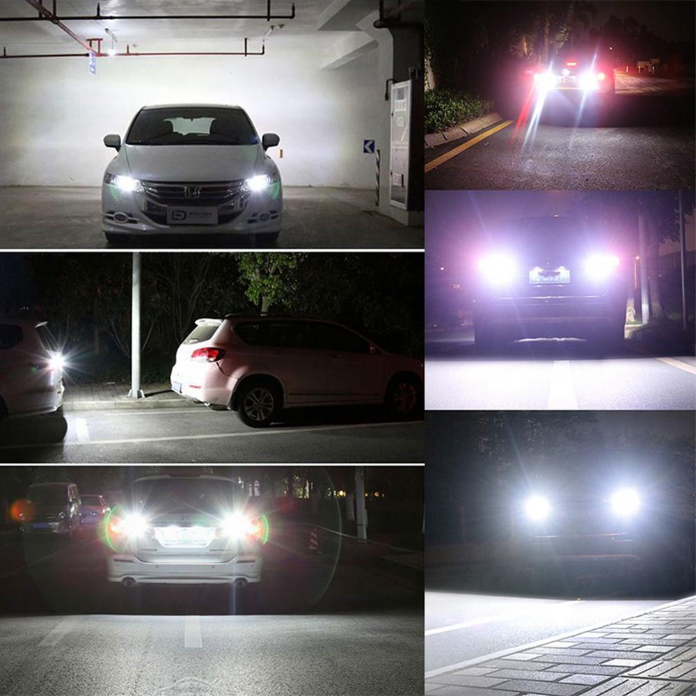 2 шт. светодиодный фонарь заднего хода для автомобиля W16W T15 54 SMD 1156 PY21W BAU15S указатель поворота BAY15D P21/5W 1157 стоп-сигнал W21/5W 7440 W21W T20 7443 задний противотуманный фонарь