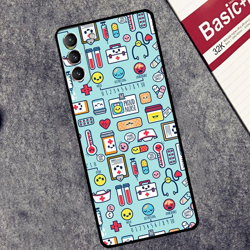 Медицинский Врач Медсестра Чехол Для Samsung Galaxy S24 S23 S22 S21 Plus Ultra Note 20 S9 S10 Note 10 S20 S21 FE Чехол