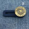 Letter Clothing Waist Fastener Jeans Extended Button Waistline Increase Retractable Buckle Buttons
