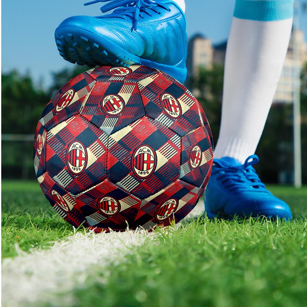 Футбольный мяч AC Milan, размер 5, для матчей, профессиональный, для игры на открытом воздухе, мягкое касание, тренировочный мяч