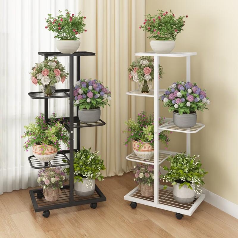 Shixun Multi-Tier Wrought Iron Floor Plant Stand