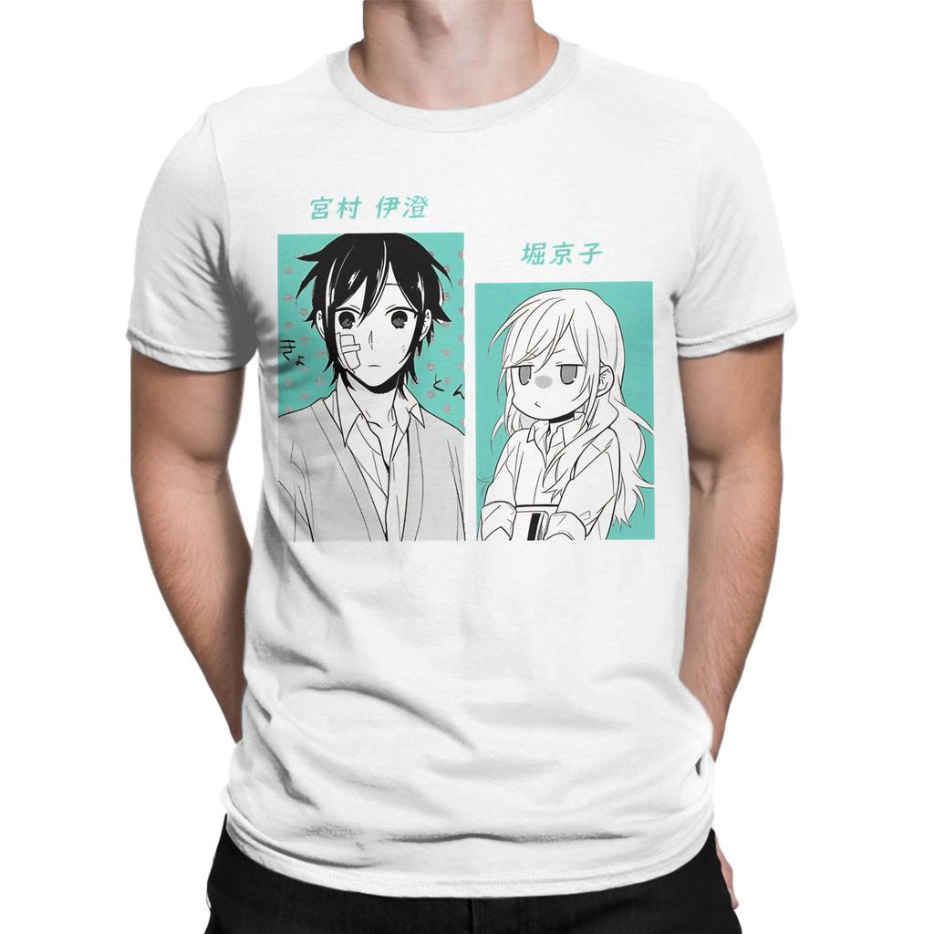 Unisexs Hhorimiya Look At Yourself Unisexga Anime T Shirt Cotton Clothes Casual Short Sleeve Crew Neck Tees 4xl 5xl 6xl Tshirts