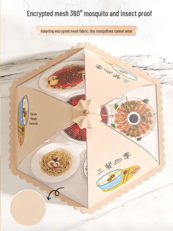 Round Anti-Fly Dustproof Food Cover