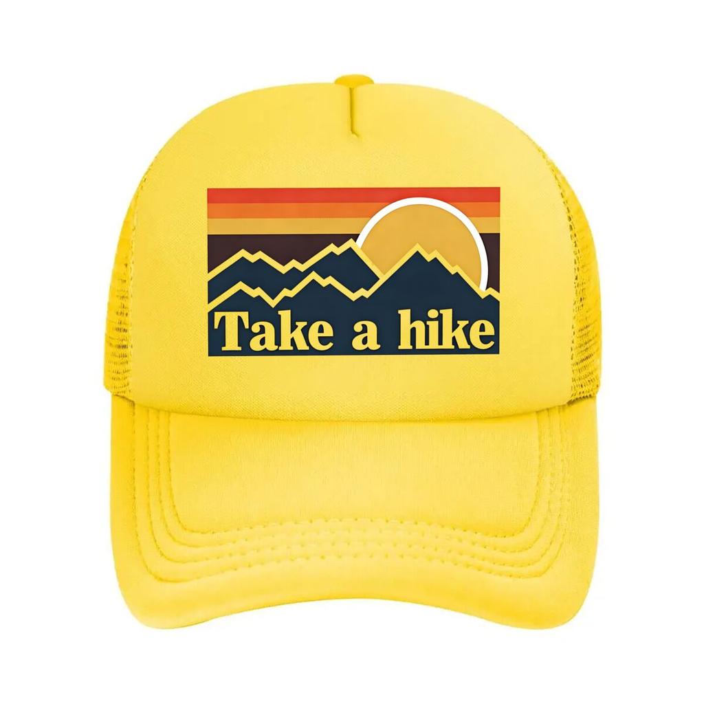 Vintage Take A Hike Cap For Hiking Outdoor Mesh Baseball Cap Dad Hat Hip Hop Snapback Cap