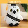 Graduation Owl Plush Toy With Doctoral Cap Embroidered Logo Pp Cotton Academic Keepsake Gift
