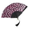 Tassel Folding Fan Collapsible Dance Fan Portable Cloth Fan  Performance Use