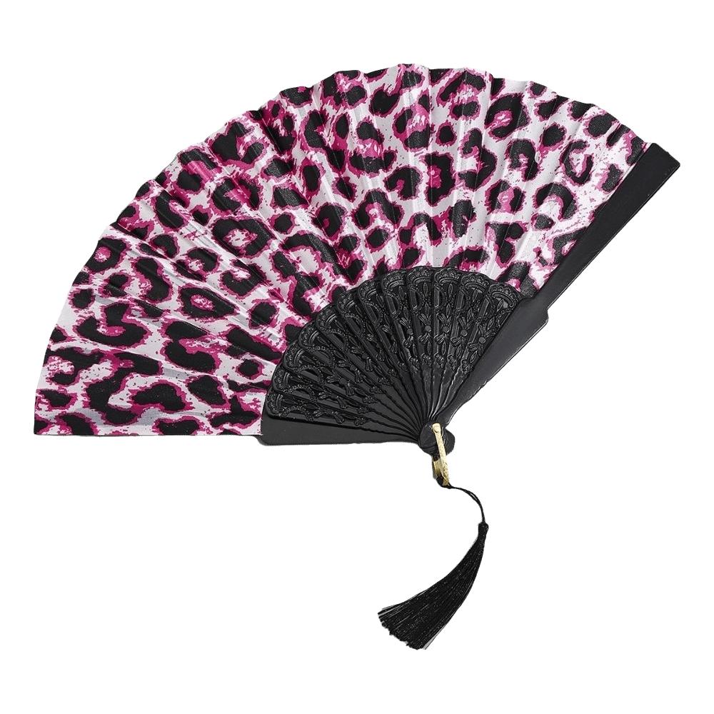 Tassel Folding Fan Collapsible Dance Fan Portable Cloth Fan Performance Use