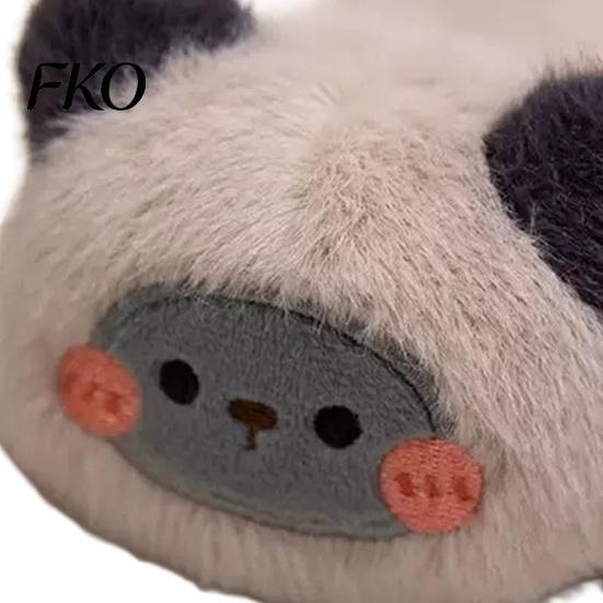 Fluffy Car Dashboard Toy Plush Magnetic Ornament, 15cm Soft Stuffed Animal Decor for Center Console Dashboard, Rearview Mirror, Refrigerator,