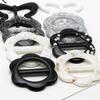 Flower Clothes Decoration Round Garment Accessories Garment buckle T Shirt Clips Resin Scarf Buckle