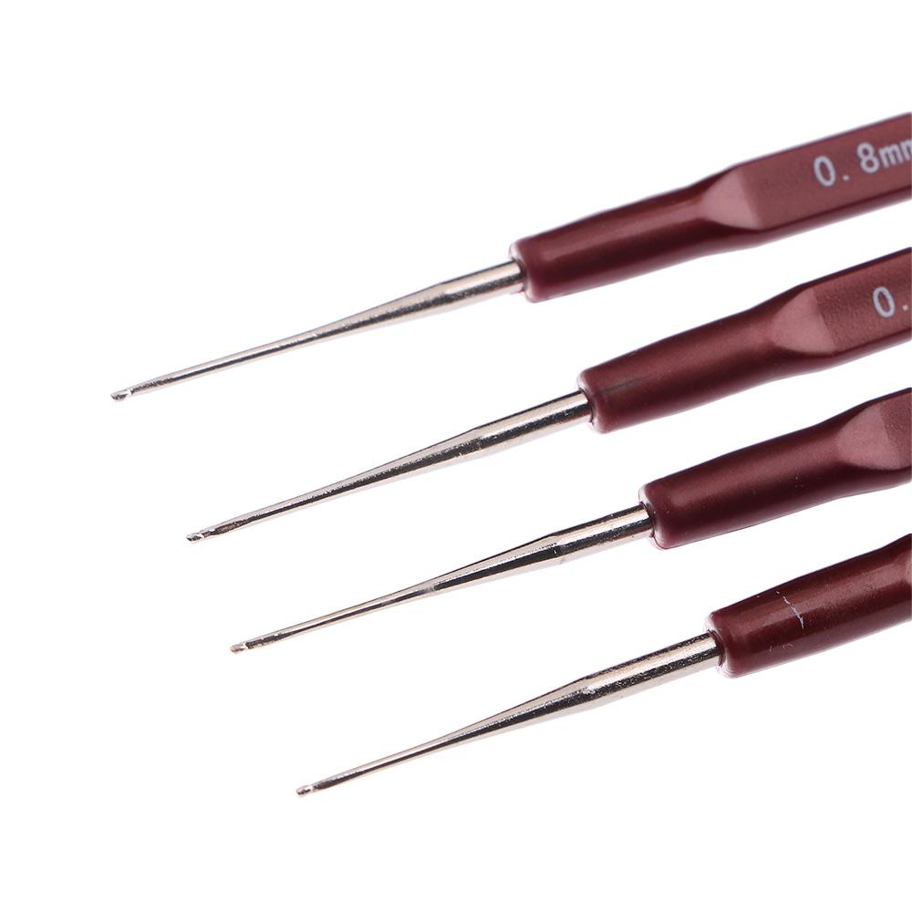 Плетение волос Инструменты для изготовления волос Плетельщики Дреды Крючок для вязания Поддержание косы Вязальные крючки