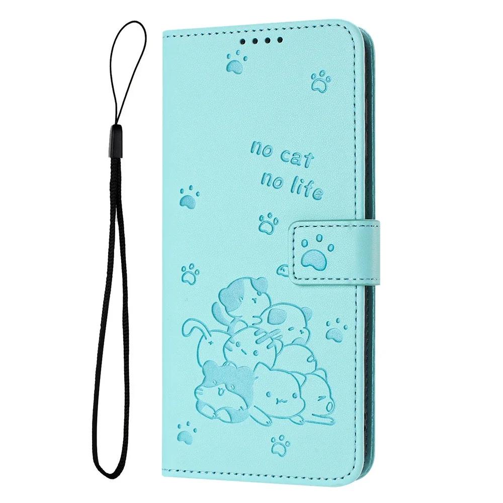 Curte Кожаный кошелек-чехол для Xiaomi 13T Poco C61 C55 X5 F5 Redmi Note 12 11 Pro Plus 10 10S 10T 11S 10C Turbo 3 K70E