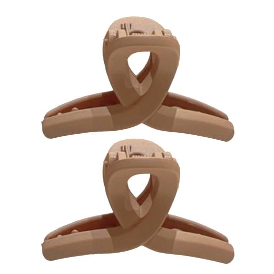 1/2 шт. Пластиковые заколки-крабы для волос с нескользящим надежным захватом, матовые цветные, с переплетающимися зубцами, зажим для волос, аксессуары для волос