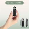 [Mini Portable FM Radio] Rechargeable Mini Portable FM Radio with Clip - Suitable for Meetings, Tours- Comes with Earphones