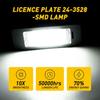 White Plate LED Lamps License Lights For E60 E39 E70 BMW E90 E92 F10 Error Free