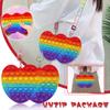 Push  Toy Pendant Bag ,Bubble  Toy Stress Relief Toys For Adult Kids