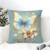 Beautiful colorful butterfly decorative prints Pillow Case linen pillow case sofa home decor cushion cover cushion cove