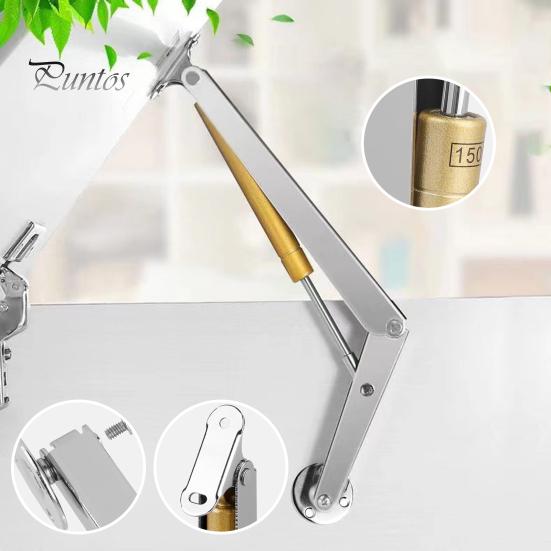 Петли для поддержки крышки, петли для ящиков для кровати, грузоподъемность 15 кг, нержавеющие, регулируемый угол, простая установка, комплект петель для поддержки с газовым подъемником