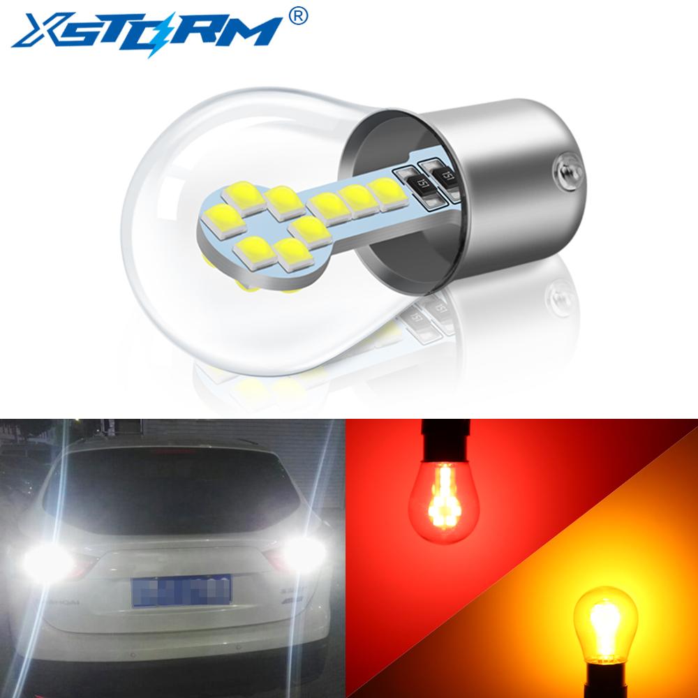 1156 BA15S P21W Led 1157 BAY15D P21/5W Led Bulbs Ampoule R5W R10W 18SMD 800LM Car Fog Lights DRL Turn Signal Lamp 12V White Bulbs 7