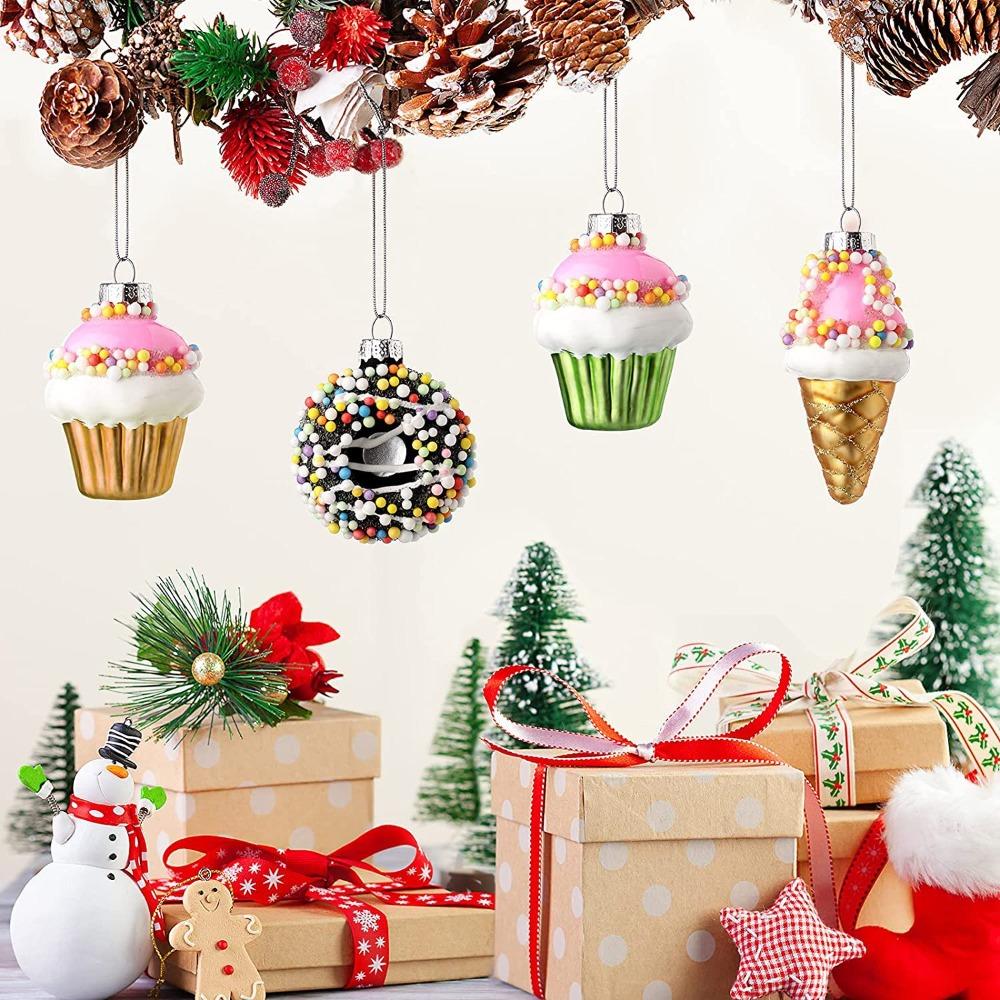 Christmas Tree Ornaments Pendant Glass Ornaments New Painted Home Decoration Christmas